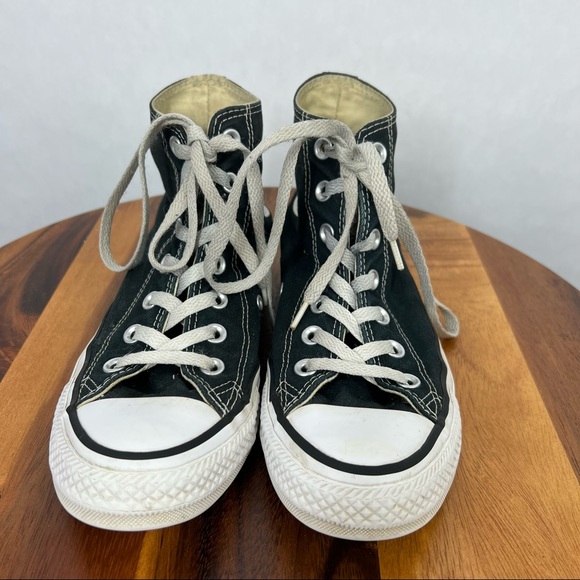 Converse All Star Chuck Taylor Black Men's Lace Up High Top Sneakers Size 5